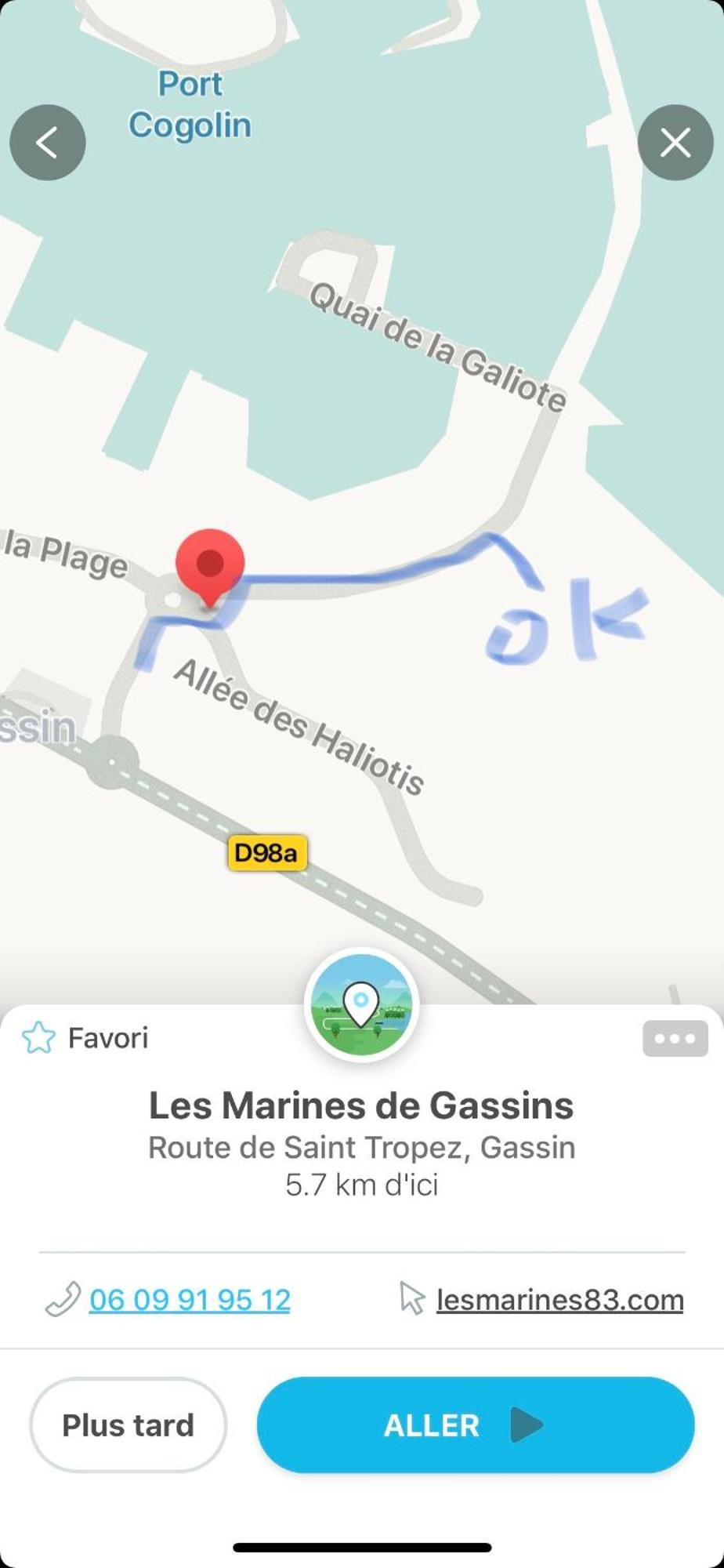 Le Sud Plage Et Piscine Gassin Eksteriør billede