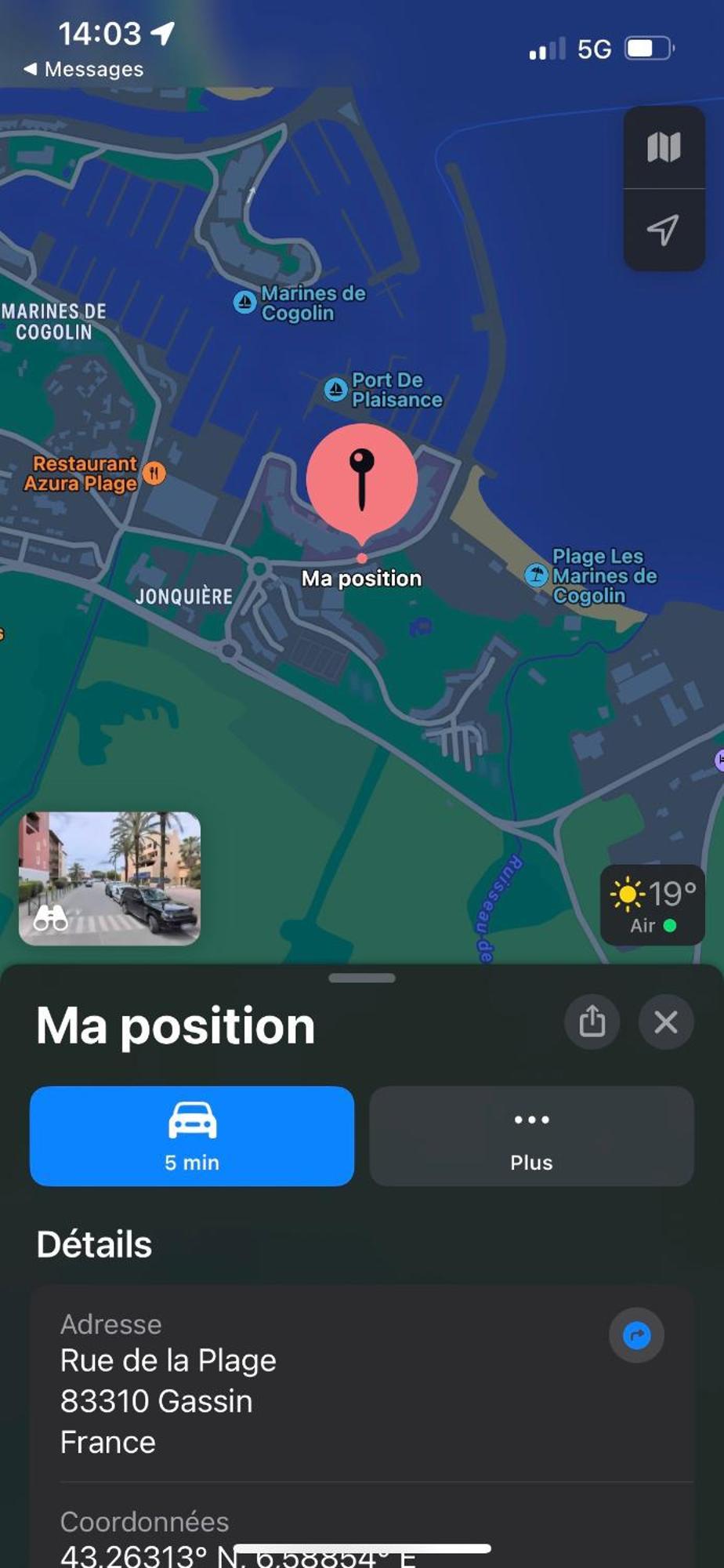 Le Sud Plage Et Piscine Gassin Eksteriør billede